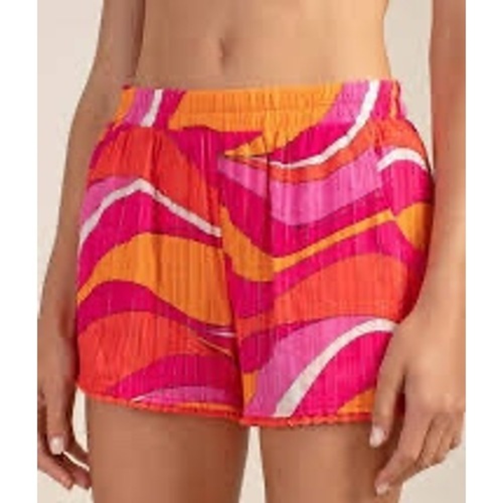 Trina Turk Vivid Vista Cover Up Shorts With Pockets Women's Size XS